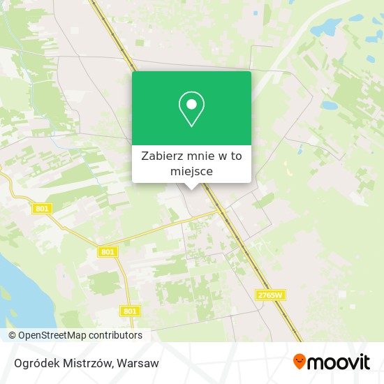 Mapa Ogródek Mistrzów