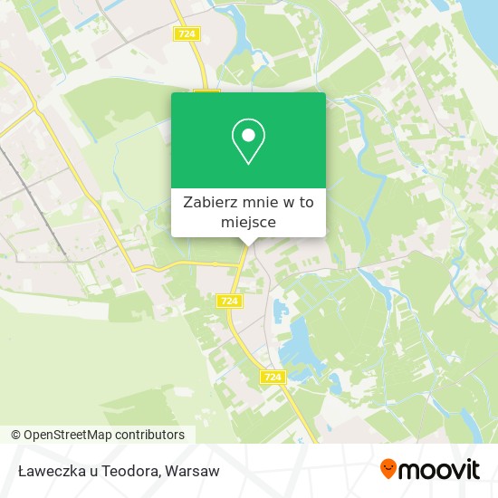 Mapa Ławeczka u Teodora