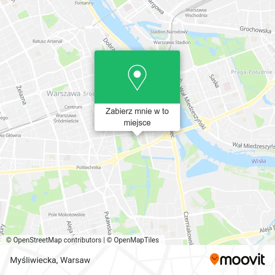 Mapa Myśliwiecka