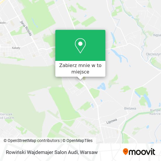 Mapa Rowiński Wajdemajer Salon Audi