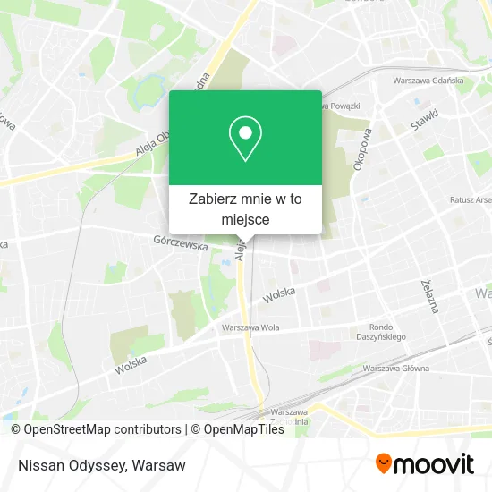 Mapa Nissan Odyssey