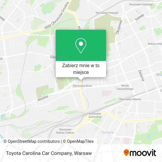 Mapa Toyota Carolina Car Company