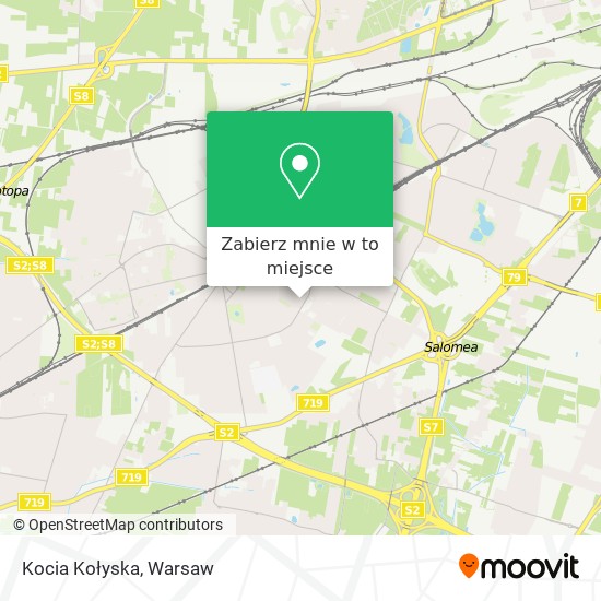 Mapa Kocia Kołyska