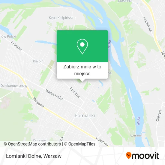 Mapa Łomianki Dolne