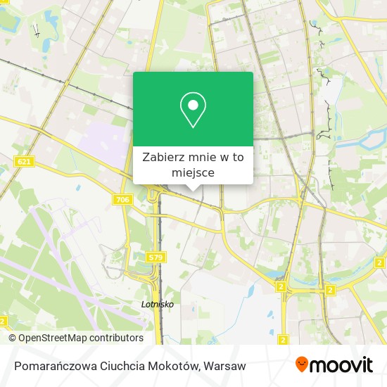 Mapa Pomarańczowa Ciuchcia Mokotów