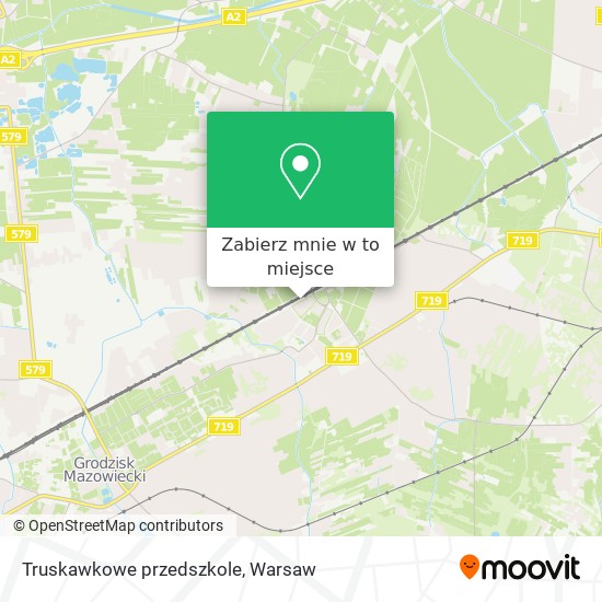 Mapa Truskawkowe przedszkole