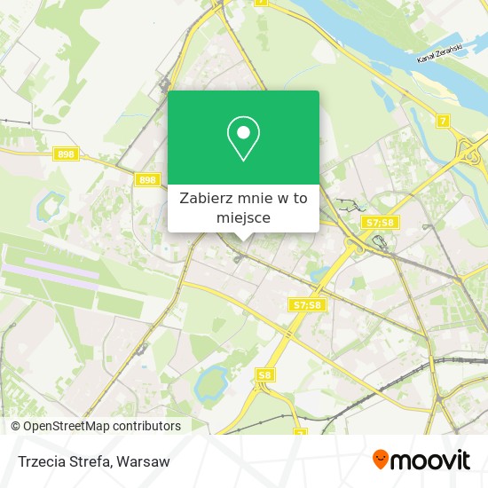 Mapa Trzecia Strefa