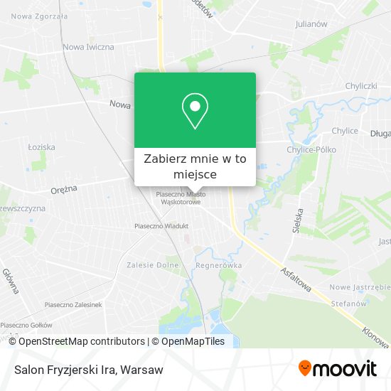 Mapa Salon Fryzjerski Ira