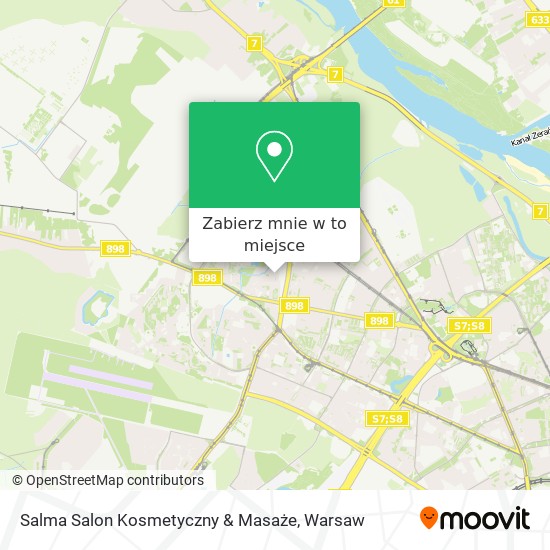 Mapa Salma Salon Kosmetyczny & Masaże