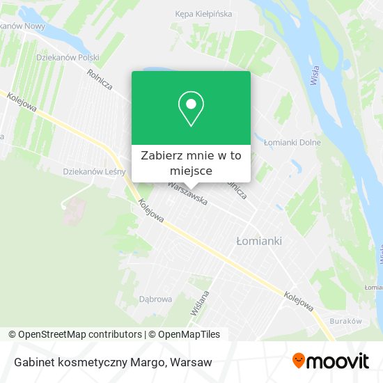 Mapa Gabinet kosmetyczny Margo