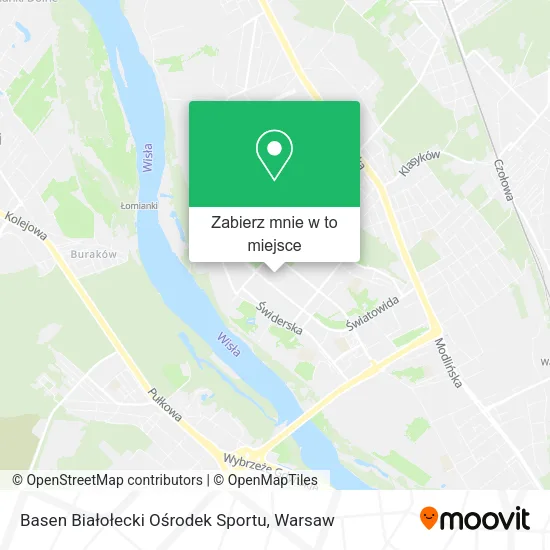 Mapa Basen Białołecki Ośrodek Sportu