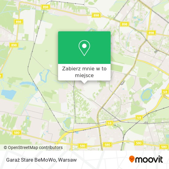 Mapa Garaż Stare BeMoWo