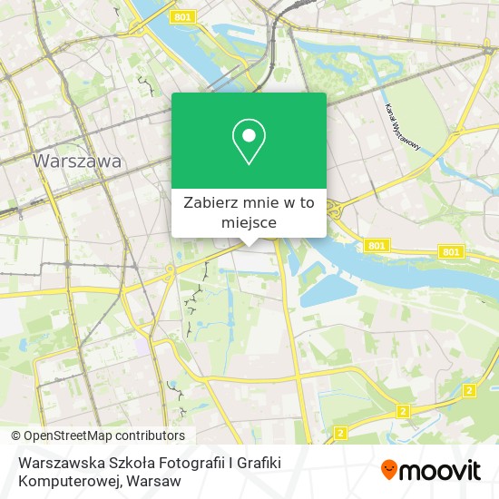 Mapa Warszawska Szkoła Fotografii I Grafiki Komputerowej