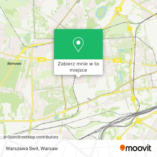 Mapa Warszawa Swit