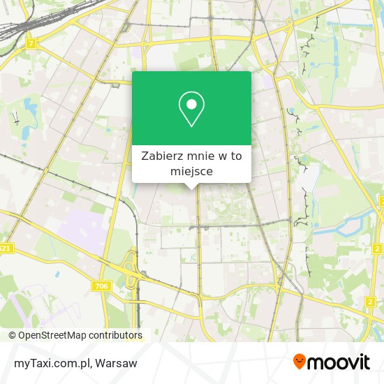 Mapa myTaxi.com.pl