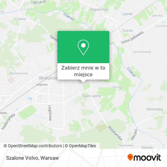 Mapa Szalone Volvo