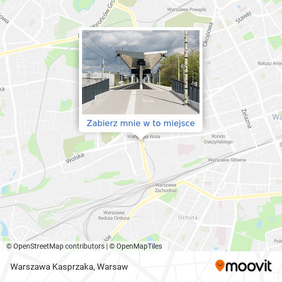 Mapa Warszawa Kasprzaka