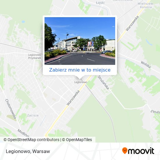 Mapa Legionowo