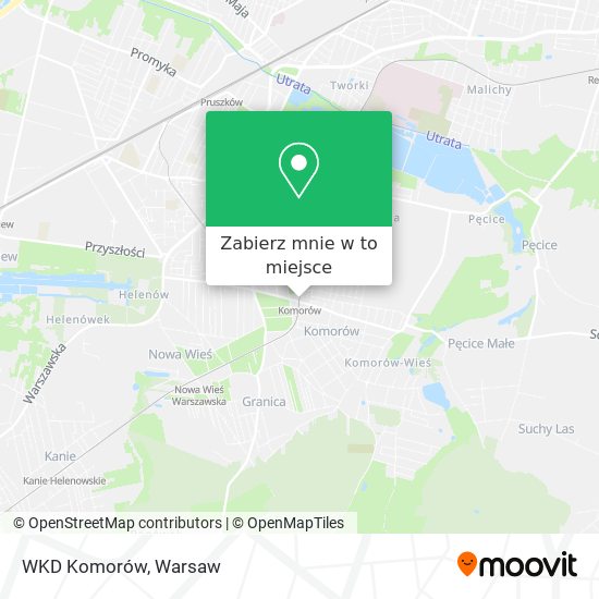 Mapa WKD Komorów