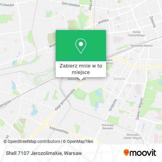 Mapa Shell 7107 Jerozolimskie