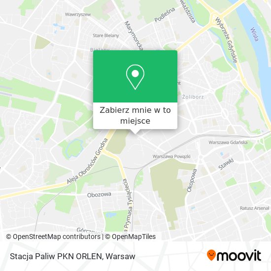 Mapa Stacja Paliw PKN ORLEN