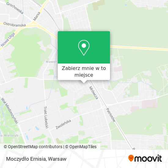 Mapa Moczydło Ernisia