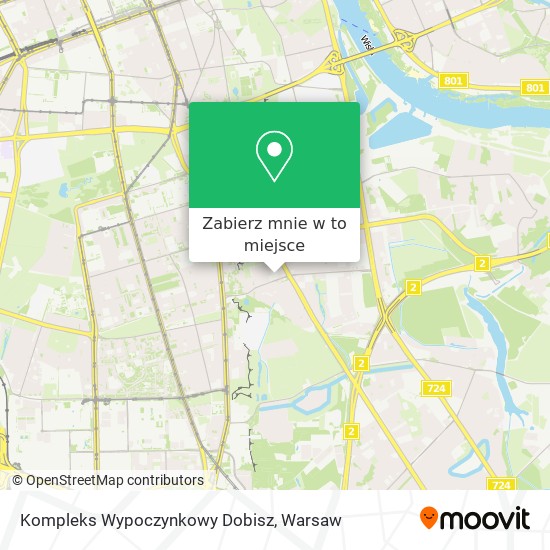 Mapa Kompleks Wypoczynkowy Dobisz