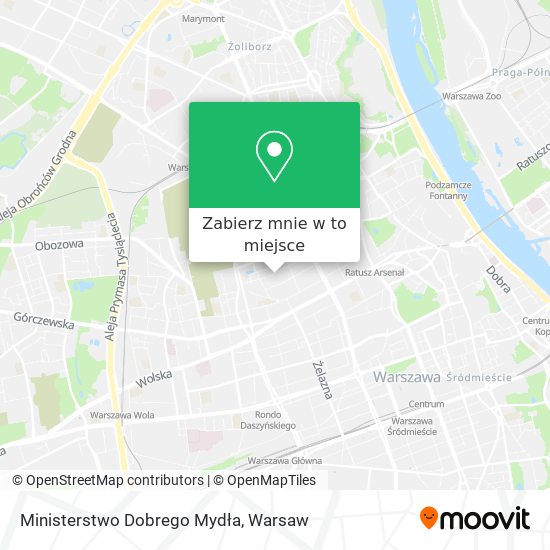 Mapa Ministerstwo Dobrego Mydła