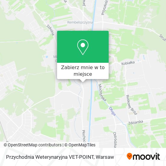 Mapa Przychodnia Weterynaryjna VET-POINT