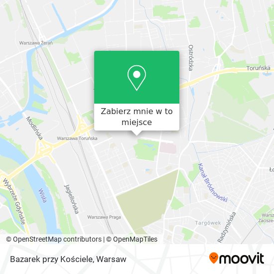 Mapa Bazarek przy Kościele