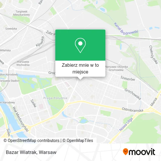 Mapa Bazar Wiatrak