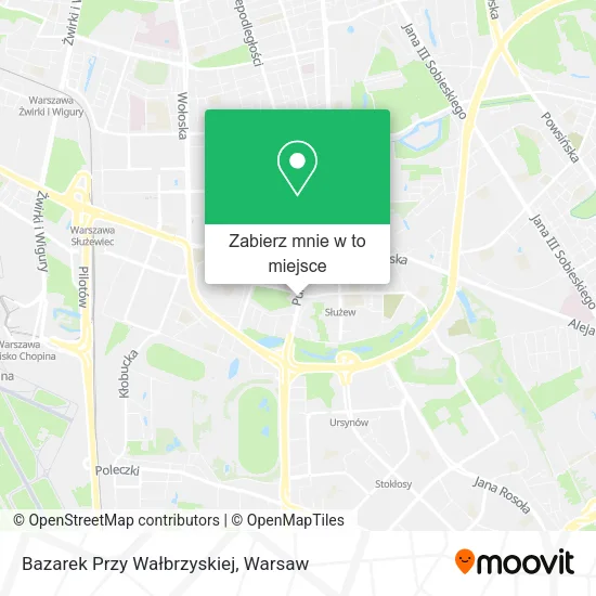 Mapa Bazarek Przy Wałbrzyskiej
