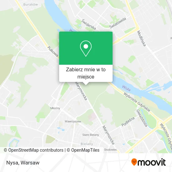 Mapa Nysa