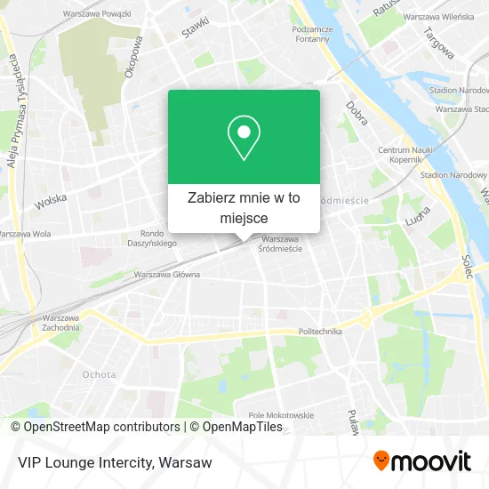 Mapa VIP Lounge Intercity