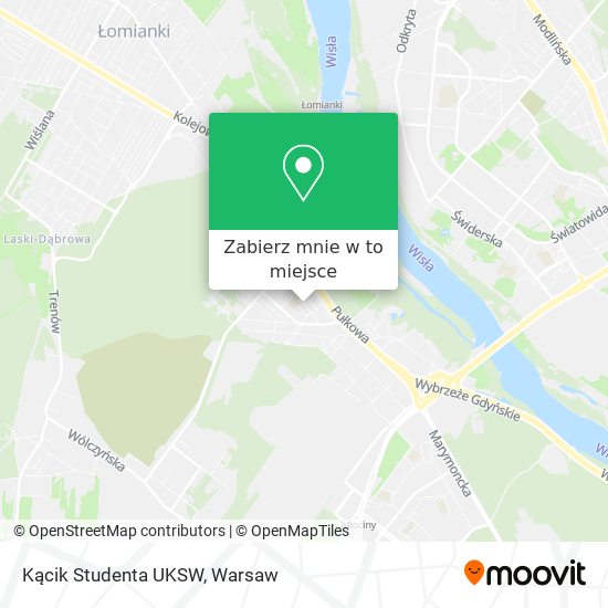 Mapa Kącik Studenta UKSW