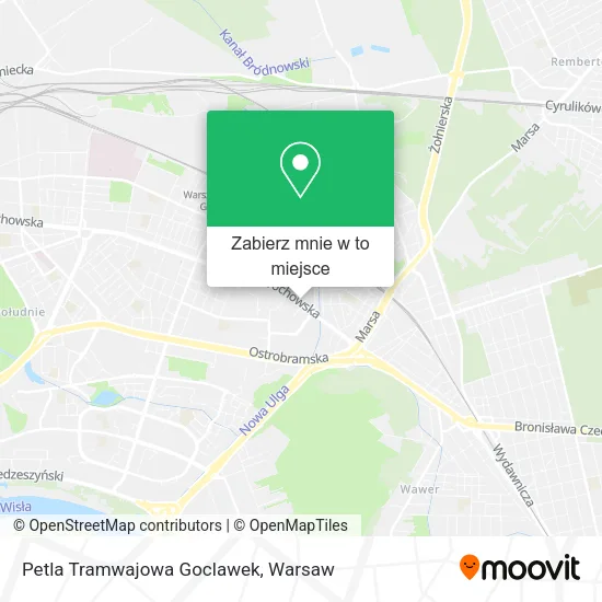 Mapa Petla Tramwajowa Goclawek