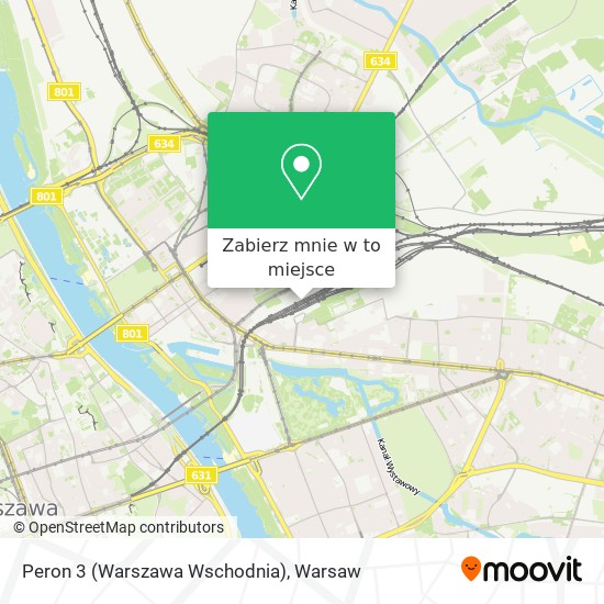 Mapa Peron 3 (Warszawa Wschodnia)