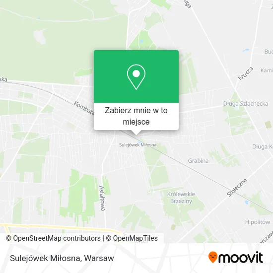 Mapa Sulejówek Miłosna