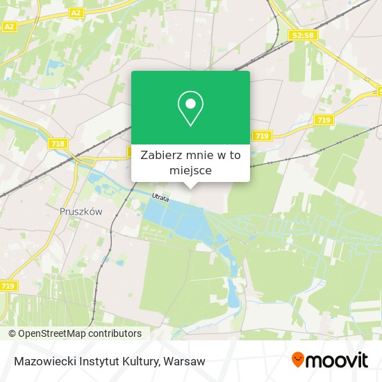 Mapa Mazowiecki Instytut Kultury