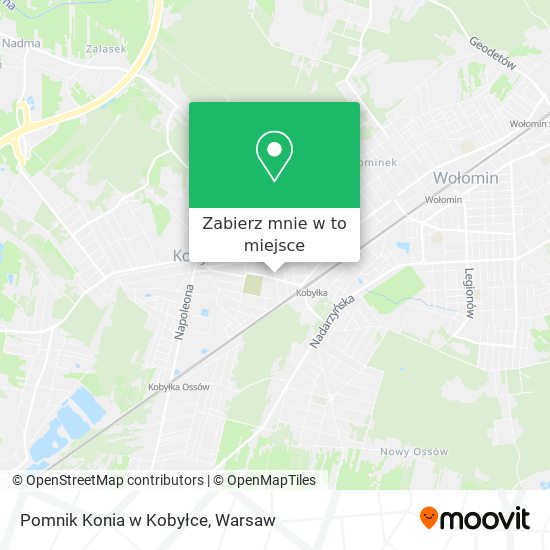 Mapa Pomnik Konia w Kobyłce