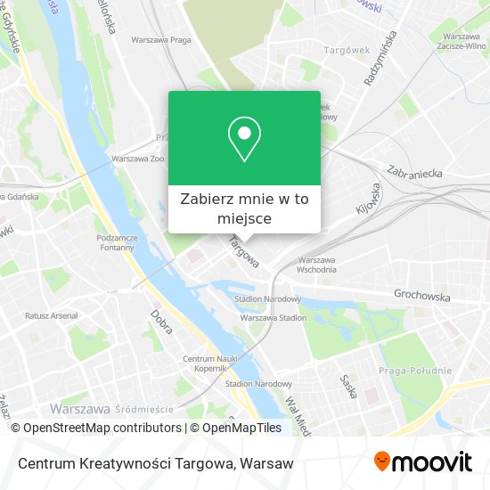 Mapa Centrum Kreatywności Targowa