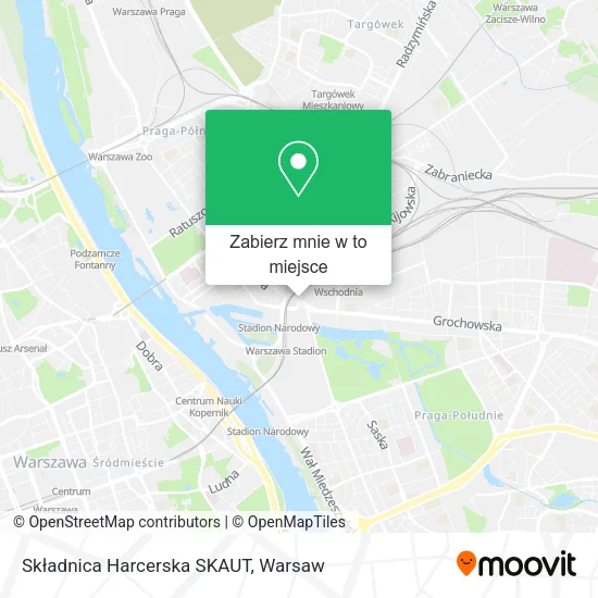Mapa Składnica Harcerska SKAUT
