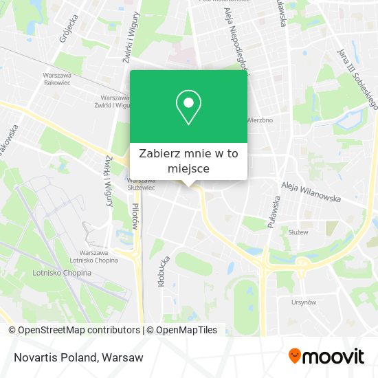 Mapa Novartis Poland