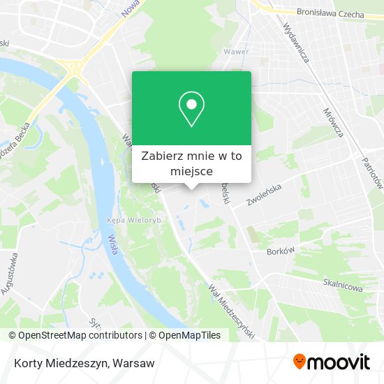 Mapa Korty Miedzeszyn