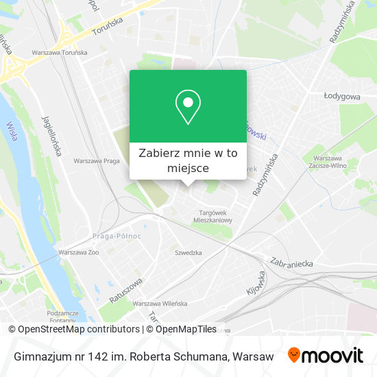 Mapa Gimnazjum nr 142 im. Roberta Schumana