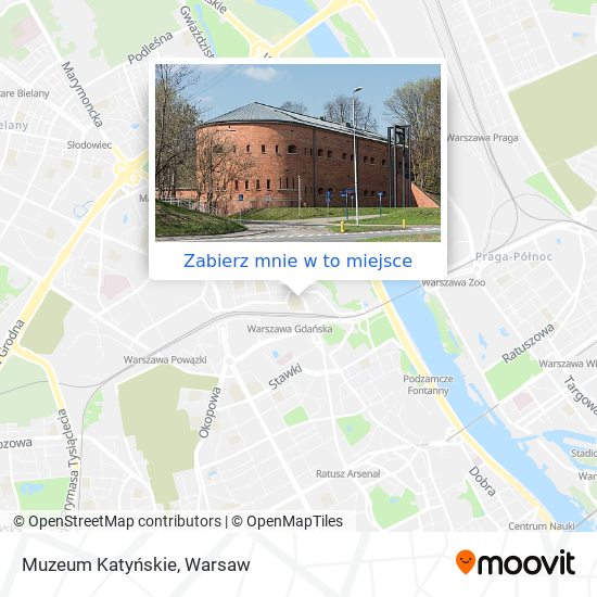 Mapa Muzeum Katyńskie