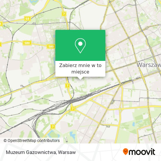 Mapa Muzeum Gazownictwa