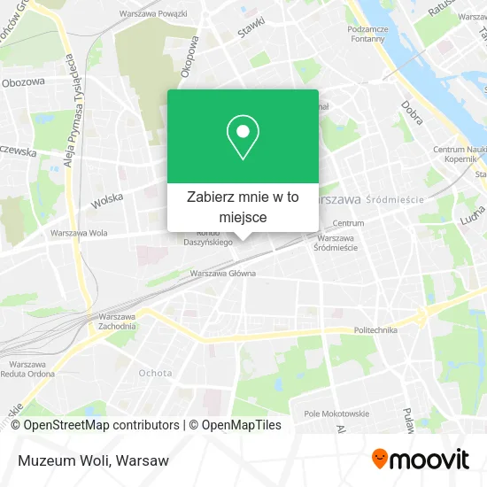 Mapa Muzeum Woli