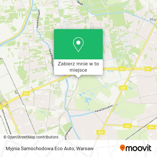 Mapa Myjnia Samochodowa Eco Auto