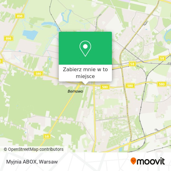 Mapa Myjnia ABOX